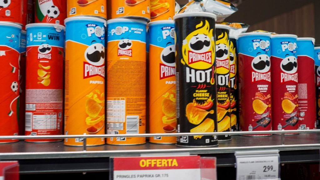 Pringles on sale in Cremona, Italy, 19 July 2024